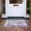 Piper Looms Chantille Abstract ACN1982 Purple Machine Washable Area Rug Scatter Outdoor Lifestyle Image Feature