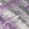 Piper Looms Chantille Abstract ACN1982 Purple Machine Washable Area Rug Swatch Image