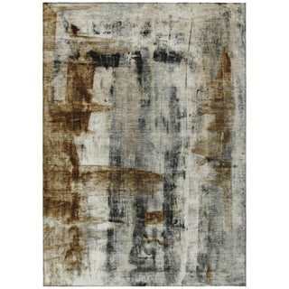 Piper Looms Chantille Abstract ACN1982 Taupe Machine Washable Area Rug main image