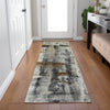Piper Looms Chantille Abstract ACN1982 Taupe Machine Washable Area Rug Runner Lifestyle Image Feature