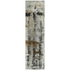 Piper Looms Chantille Abstract ACN1982 Taupe Machine Washable Area Rug Runner Main Image