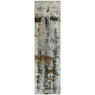 Piper Looms Chantille Abstract ACN1982 Taupe Machine Washable Area Rug Runner Main Image