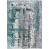 Piper Looms Chantille Abstract ACN1982 Teal Machine Washable Area Rug main image