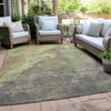 Piper Looms Chantille Abstract ACN1983 Aloe Machine Washable Area Rug Outdoor Lifestyle Image Feature