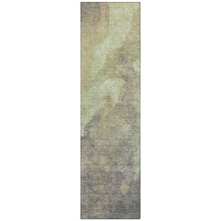Piper Looms Chantille Abstract ACN1983 Aloe Machine Washable Area Rug Runner Main Image
