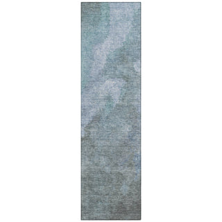 Piper Looms Chantille Abstract ACN1983 Blue Machine Washable Area Rug Runner Main Image