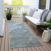 Piper Looms Chantille Abstract ACN1983 Blue Machine Washable Area Rug Runner Outdoor Lifestyle Image Feature