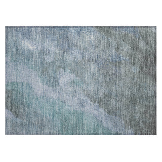 Piper Looms Chantille Abstract ACN1983 Blue Machine Washable Area Rug Scatter Main Image