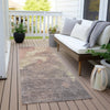 Piper Looms Chantille Abstract ACN1983 Copper Machine Washable Area Rug Runner Outdoor Lifestyle Image Feature