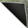 Piper Looms Chantille Abstract ACN1983 Green Machine Washable Area Rug Backing Image