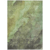 Piper Looms Chantille Abstract ACN1983 Green Machine Washable Area Rug main image