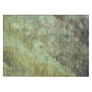 Piper Looms Chantille Abstract ACN1983 Green Machine Washable Area Rug Scatter Main Image