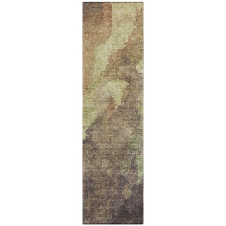 Piper Looms Chantille Abstract ACN1983 Mocha Machine Washable Area Rug Runner Main Image