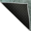 Piper Looms Chantille Abstract ACN1983 Teal Machine Washable Area Rug Backing Image
