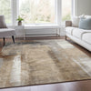 Piper Looms Chantille Abstract ACN1984 Beige Machine Washable Area Rug Lifestyle Image Feature