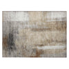 Piper Looms Chantille Abstract ACN1984 Beige Machine Washable Area Rug Scatter Main Image