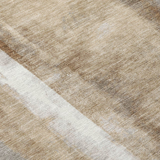 Piper Looms Chantille Abstract ACN1984 Beige Machine Washable Area Rug Swatch Image