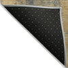 Piper Looms Chantille Abstract ACN1984 Gold Machine Washable Area Rug Backing Image