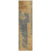 Piper Looms Chantille Abstract ACN1984 Gold Machine Washable Area Rug Runner Main Image