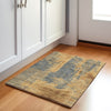 Piper Looms Chantille Abstract ACN1984 Gold Machine Washable Area Rug Scatter Lifestyle Image Feature