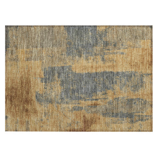 Piper Looms Chantille Abstract ACN1984 Gold Machine Washable Area Rug Scatter Main Image
