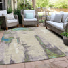 Piper Looms Chantille Abstract ACN1984 Linen Machine Washable Area Rug Outdoor Lifestyle Image Feature