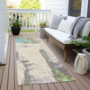 Piper Looms Chantille Abstract ACN1984 Linen Machine Washable Area Rug Runner Outdoor Lifestyle Image Feature