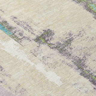 Piper Looms Chantille Abstract ACN1984 Linen Machine Washable Area Rug Swatch Image