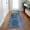 Piper Looms Chantille Abstract ACN1984 Navy Machine Washable Area Rug Runner Lifestyle Image Feature