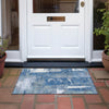 Piper Looms Chantille Abstract ACN1984 Navy Machine Washable Area Rug Scatter Outdoor Lifestyle Image Feature