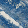 Piper Looms Chantille Abstract ACN1984 Navy Machine Washable Area Rug Swatch Image