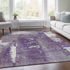 Piper Looms Chantille Abstract ACN1984 Purple Machine Washable Area Rug Lifestyle Image Feature