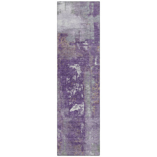 Piper Looms Chantille Abstract ACN1984 Purple Machine Washable Area Rug Runner Main Image