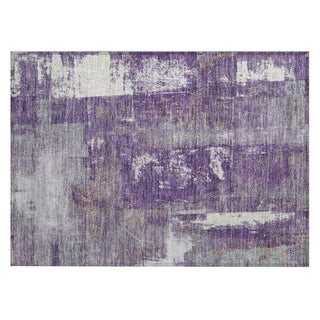 Piper Looms Chantille Abstract ACN1984 Purple Machine Washable Area Rug Scatter Main Image