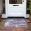 Piper Looms Chantille Abstract ACN1984 Purple Machine Washable Area Rug Scatter Outdoor Lifestyle Image Feature