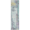 Piper Looms Chantille Abstract ACN1984 Teal Machine Washable Area Rug Runner Main Image