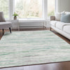 Piper Looms Chantille Abstract ACN1985 Aloe Machine Washable Area Rug Lifestyle Image Feature