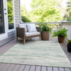 Piper Looms Chantille Abstract ACN1985 Aloe Machine Washable Area Rug Outdoor Lifestyle Image Feature