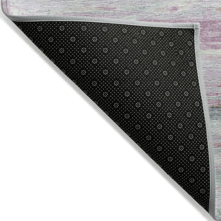 Piper Looms Chantille Abstract ACN1985 Blush Machine Washable Area Rug Backing Image