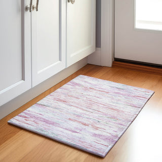 Piper Looms Chantille Abstract ACN1985 Blush Machine Washable Area Rug Scatter Lifestyle Image Feature