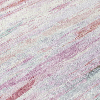 Piper Looms Chantille Abstract ACN1985 Blush Machine Washable Area Rug Swatch Image