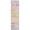 Piper Looms Chantille Abstract ACN1985 Coral Machine Washable Area Rug Runner Main Image