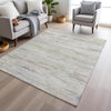 Piper Looms Chantille Abstract ACN1985 Ivory Machine Washable Area Rug Lifestyle Image Feature