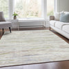 Piper Looms Chantille Abstract ACN1985 Ivory Machine Washable Area Rug Lifestyle Image Feature