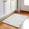 Piper Looms Chantille Abstract ACN1985 Ivory Machine Washable Area Rug Scatter Lifestyle Image Feature