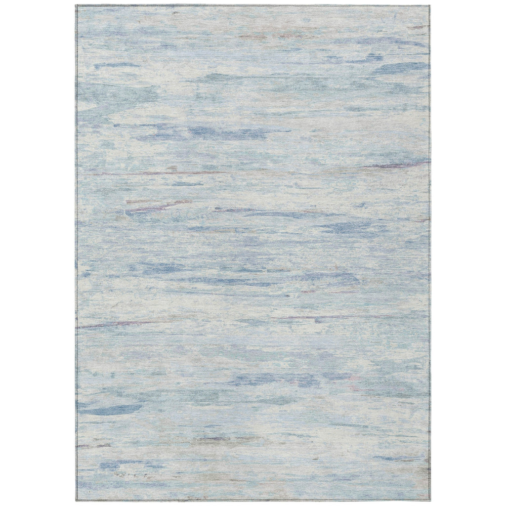 Piper Looms Chantille Abstract ACN1985 Sky Machine Washable Area Rug main image