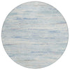 Piper Looms Chantille Abstract ACN1985 Sky Machine Washable Area Rug Round Main Image