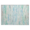 Piper Looms Chantille Abstract ACN1985 Teal Machine Washable Area Rug Scatter Main Image