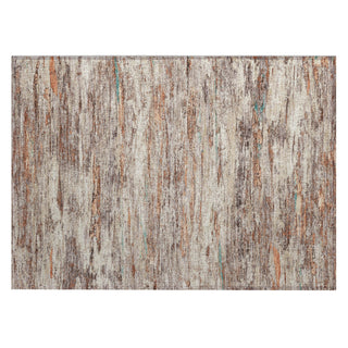 Piper Looms Chantille Abstract ACN1985 Terracotta Machine Washable Area Rug Scatter Main Image