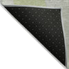 Piper Looms Chantille Abstract ACN1986 Aloe Machine Washable Area Rug Backing Image